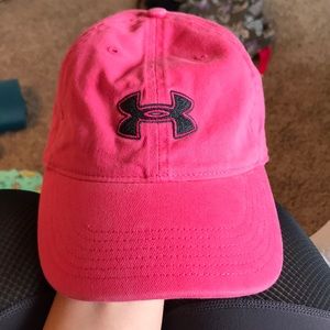 Pink Underarmour Hat